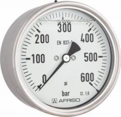 Manometr glicerynowy RF 50 Gly, D711, fi50 mm, 0÷2,5 bar, G1/4", ax, kl. 1,6