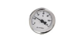 Termometr bimetaliczny BiTh 50, fi50 mm, 0÷120°C, L 40 mm, G1/2", ax, kl. 2