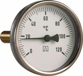 63860 Termometr bimetaliczny BiTh 63, fi63 mm, 0÷60°C, L 40 mm, G1/2", ax, kl. 2 - galeria AFRISO 1