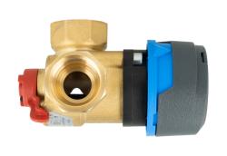 Zestaw regulacyjny ProClick: 3-drogowy obrotowy zawór mieszający ARV 382 Vario ProClick, DN20, Rp3/4", Kvs 3,5-9 + siłownik elektryczny ARM 343 ProClick