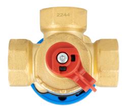 Zestaw regulacyjny ProClick: 3-drogowy obrotowy zawór mieszający ARV 382 Vario ProClick, DN20, Rp3/4", Kvs 3,5-9 + siłownik elektryczny ARM 343 ProClick