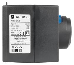 Zestaw regulacyjny ProClick: 3-drogowy obrotowy zawór mieszający ARV 382 Vario ProClick, DN20, Rp3/4", Kvs 3,5-9 + siłownik elektryczny ARM 343 ProClick