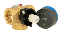 Zestaw regulacyjny ProClick: 3-drogowy obrotowy zawór mieszający ARV 384 Vario ProClick, DN25, Rp1", Kvs 4,5-12 + siłownik elektryczny ARM 343 ProClick