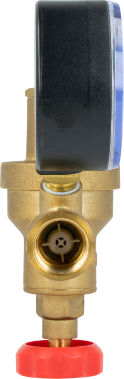 Zawór do automatycznego napełniania instalacji FAM, 0,5÷3,0 bar, GW G1/2", z manometrem