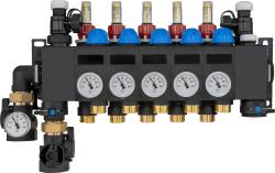 ProCalida CC 1 na 5 obiegów grzewczych, rotametry 0,75÷3,75 l/min