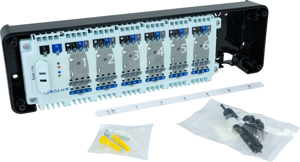 KL06-M Przewodowa listwa sterująca, 6 stref, 230 V AC - galeria AFRISO 6