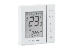 Bezprzewodowy, podtynkowy regulator tygodniowy, 230 V AC, biały