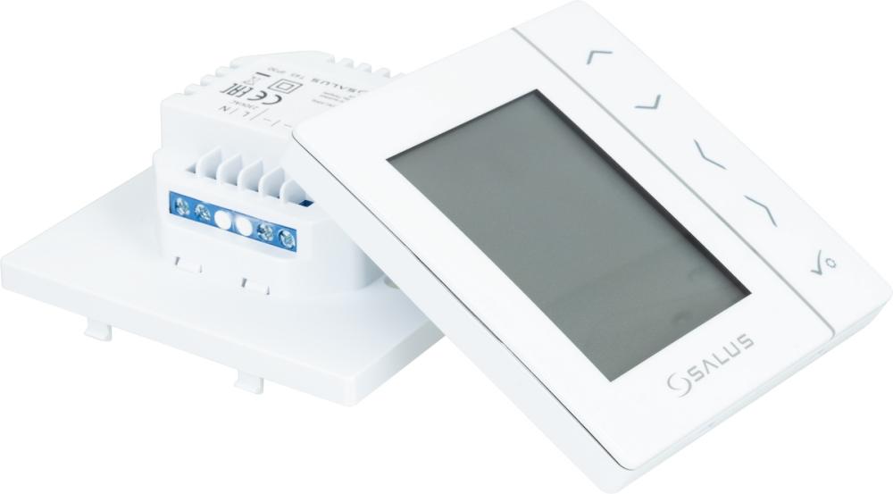 VS10WRF Bezprzewodowy, podtynkowy regulator tygodniowy, 230 V AC, biały - galeria AFRISO 6