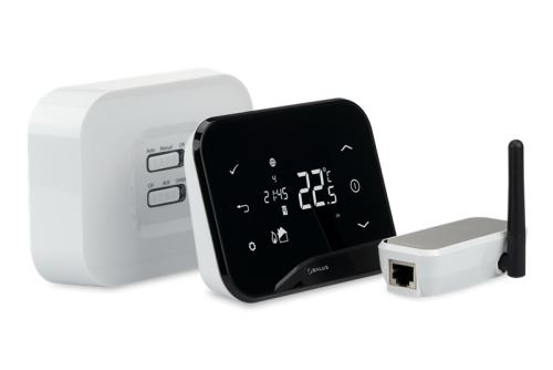 IT500 WYCOFANY Z OFERTY - Internetowy, bezprzewodowy, natynkowy regulator tygodniowy, bateryjny - galeria AFRISO 1