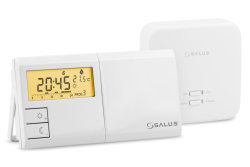 Bezprzewodowy, natynkowy regulator tygodniowy, bateryjny