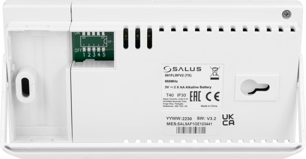 091FLRFv2 Bezprzewodowy, natynkowy regulator tygodniowy, bateryjny - galeria AFRISO 5