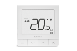 Przewodowy/bezprzewodowy, podtynkowy regulator tygodniowy Quantum, 230 V AC, biały