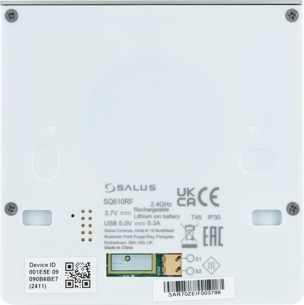 SQ610RF Bezprzewodowy, natynkowy regulator tygodniowy Quantum z wbudowanym akumulatorem, biały - galeria AFRISO 7