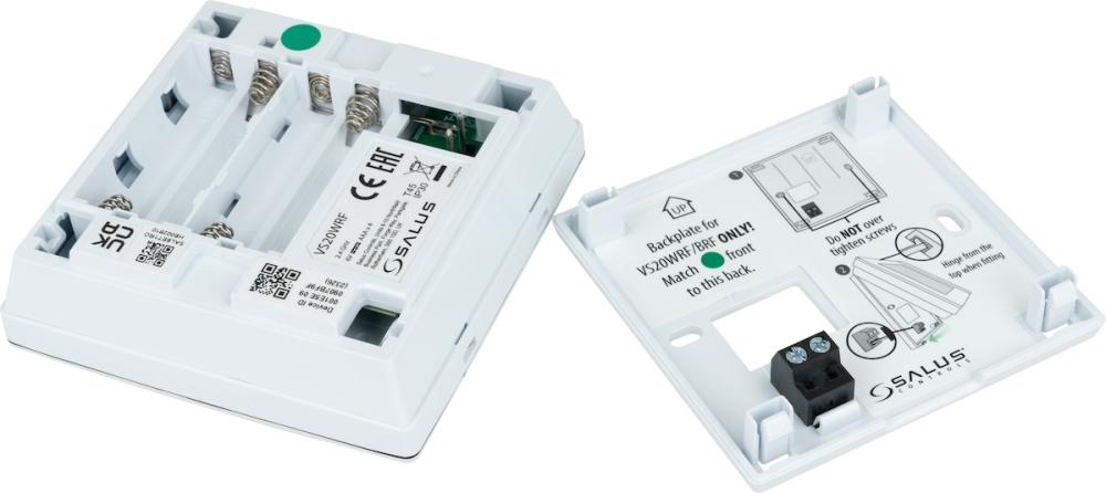 VS20WRF Bezprzewodowy, natynkowy regulator tygodniowy, bateryjny, biały - galeria AFRISO 6