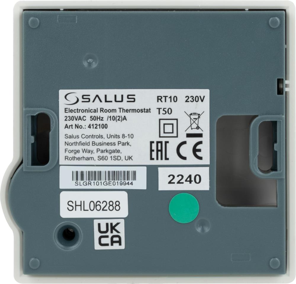 RT10-230V Przewodowy, natynkowy regulator dobowy, 230 V AC, biały - galeria AFRISO 3