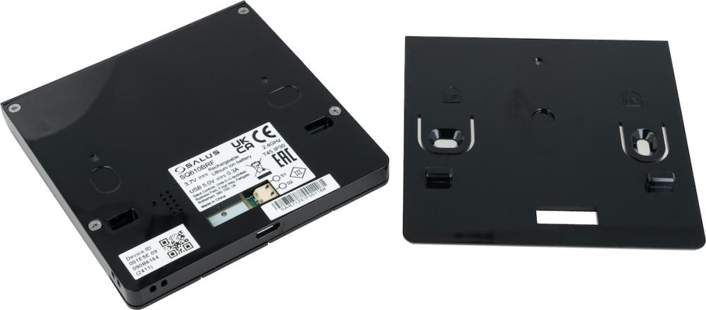 SQ610BRF Bezprzewodowy, natynkowy regulator tygodniowy Quantum z wbudowanym akumulatorem, czarny - galeria AFRISO 6