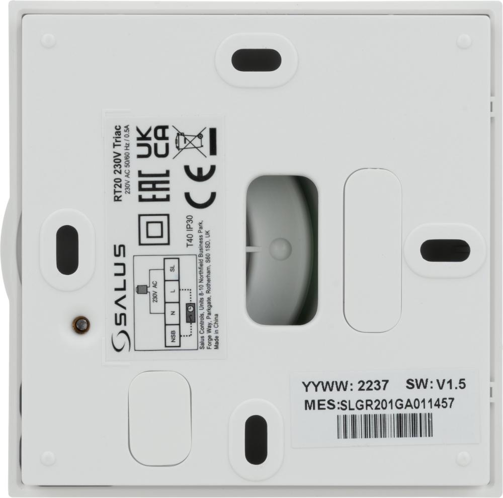 RT20-230V Przewodowy, natynkowy regulator dobowy, 230 V AC, biały - galeria AFRISO 3