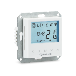 Przewodowy, podtynkowy regulator tygodniowy, 230 V AC, biały