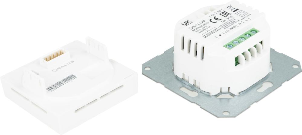 BTRP230-9010 Przewodowy, podtynkowy regulator tygodniowy, 230 V AC, biały - galeria AFRISO 6