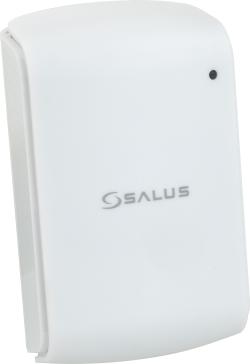 Bezprzewodowy, natynkowy regulator temperatury, bateryjny, biały