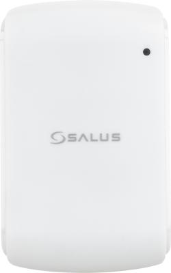 Bezprzewodowy, natynkowy regulator temperatury, bateryjny, biały