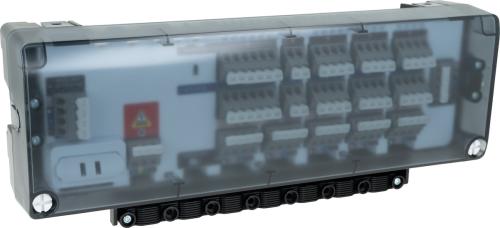 CB500X Przewodowa listwa sterująca, 5 stref, bez możliwości sterowania źródłem ciepła i pompą obiegową, 230 V AC - galeria AFRISO 1