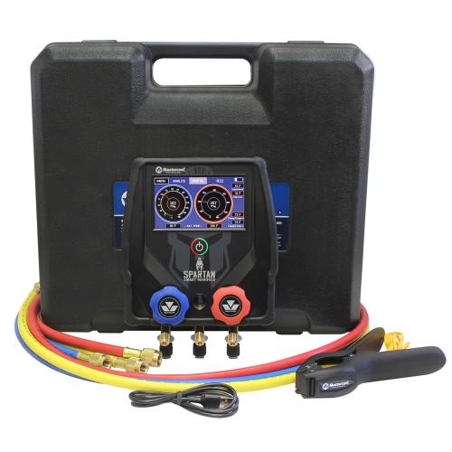 99927-BT Dwudrogowa, elektroniczna oprawa wielozaworowa Spartan, szczypce temperaturowe (1 szt.), standardowe przewody 3 x 180 cm (1/4" SAE) - galeria AFRISO 1