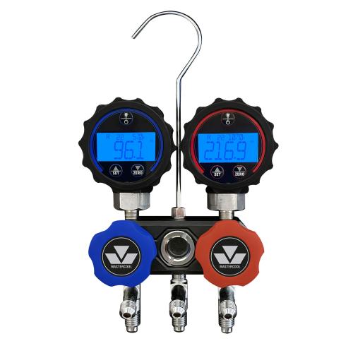 94661 Dwudrogowa, kompaktowa, elektroniczna oprawa wielozaworowa MINI-FOLD, standardowe przewody 3 x 150 cm (1/4" SAE) - galeria AFRISO 1