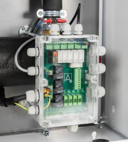 Moduł hydrauliczny do pomp ciepła AMB 900, z grzałką zanurzeniową 9 kW, zaworem przełączającym AZV, separatorem zanieczyszczeń ADS 181, przyłącza G1 1/4"