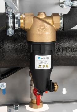 Moduł hydrauliczny do pomp ciepła AMB 900, z grzałką zanurzeniową 9 kW, zaworem przełączającym AZV, separatorem zanieczyszczeń ADS 181, przyłącza G1 1/4"