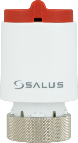 Zestaw dziesięciu sztuk siłowników termoelektrycznych SALUS T30NC230A, M30 x 1,5 mm, 230 V AC, NC