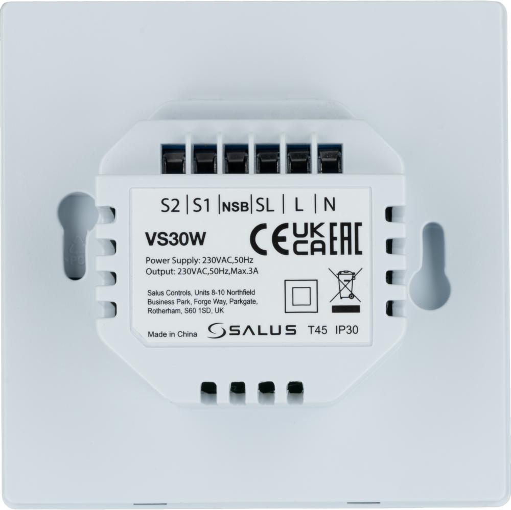 94507001 SALUS StartPack Standard - zestaw przewodowego sterowania ogrzewaniem podłogowym bez zarządzania przez Internet, listwa KL06-M, moduł PL07, cztery regulatory VS30W - galeria AFRISO 6