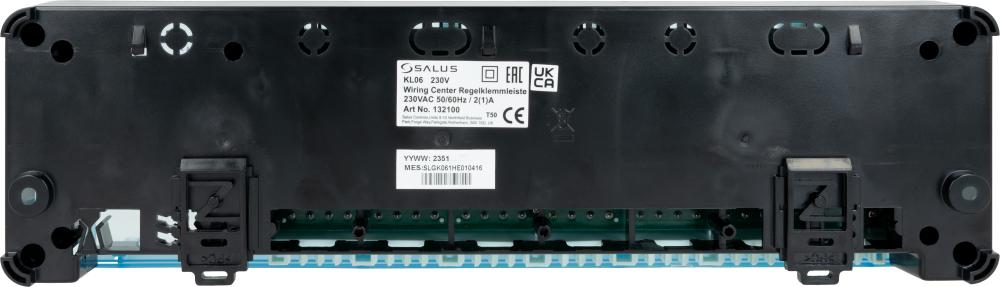 94507002 SALUS StartPack Premium - zestaw przewodowego sterowania ogrzewaniem podłogowym z zarządzaniem przez Internet, listwa KL06-M, moduł PL07, bramka UG800, cztery regulatory SQ610 - galeria AFRISO 16