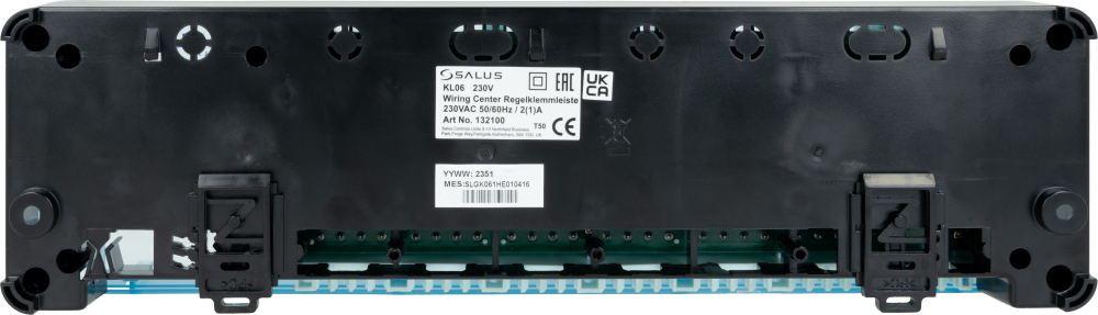 94507002 SALUS StartPack Premium - zestaw przewodowego sterowania ogrzewaniem podłogowym z zarządzaniem przez Internet, listwa KL06-M, moduł PL07, bramka UG800, cztery regulatory SQ610 - galeria AFRISO 18