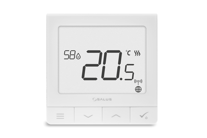 94507002 SALUS StartPack Premium - zestaw przewodowego sterowania ogrzewaniem podłogowym z zarządzaniem przez Internet, listwa KL06-M, moduł PL07, bramka UG800, cztery regulatory SQ610 - galeria AFRISO 2