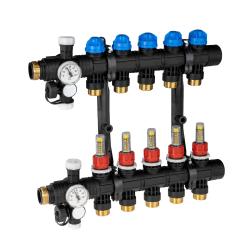 ProCalida EF1 na 5 obiegów grzewczych, rotametry 0,2÷1,6 l/min, G1"