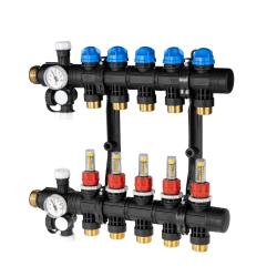 ProCalida EF1 na 5 obiegów grzewczych, rotametry 0,2÷1,6 l/min, G1"