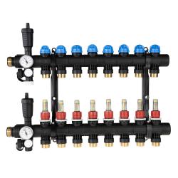 ProCalida EF1 na 8 obiegów grzewczych, rotametry 0,2÷1,6 l/min, G1"