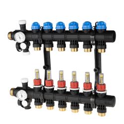 ProCalida EF1 na 6 obiegów grzewczych, rotametry 0,2÷1,6 l/min, G1"