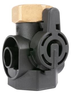 Zestaw dwóch zaworów odcinających GW G1" z termometrami do ProCalida EF1 / EF1 K