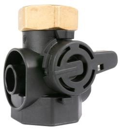 Zestaw dwóch zaworów odcinających GW G1" z termometrami do ProCalida EF1 / EF1 K