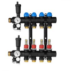 ProCalida EF1 na 4 obiegi grzewcze, rotametry 0,2÷1,6 l/min, G1"