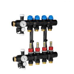ProCalida EF1 na 4 obiegi grzewcze, rotametry 0,2÷1,6 l/min, G1"