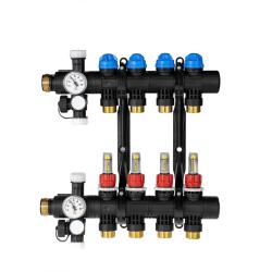 ProCalida EF1 na 4 obiegi grzewcze, rotametry 0,2÷1,6 l/min, G1"
