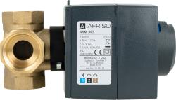 Zestaw regulacyjny ProClick: 4-drogowy obrotowy zawór mieszający ARV 484 ProClick, DN25, Rp1", Kvs 9 + siłownik elektryczny ARM 343 ProClick