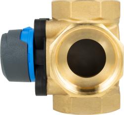 Zestaw regulacyjny ProClick: 4-drogowy obrotowy zawór mieszający ARV 487 ProClick, DN50, Rp2", Kvs 36 + siłownik elektryczny ARM 343 ProClick