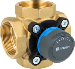 Zestaw regulacyjny ProClick: 4-drogowy obrotowy zawór mieszający ARV 487 ProClick, DN50, Rp2", Kvs 36 + siłownik elektryczny ARM 343 ProClick