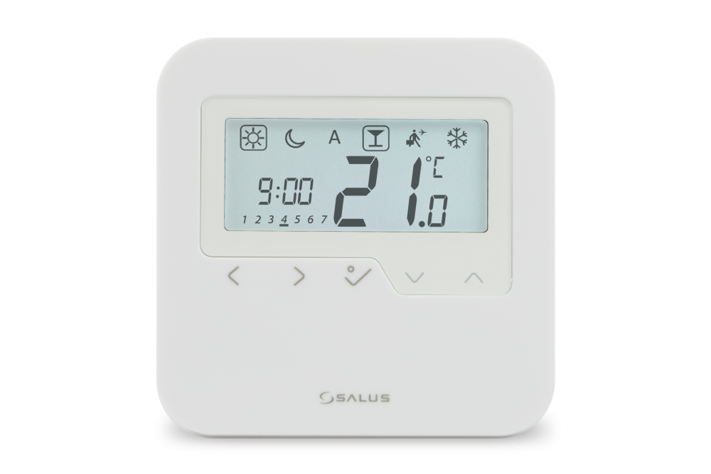 HTRP24V Przewodowy, natynkowy, regulator tygodniowy, 24 V AC, biały - galeria AFRISO 1