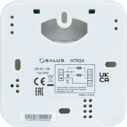 HTR24V Przewodowy, natynkowy regulator dobowy, 24 V AC, biały - galeria AFRISO 3