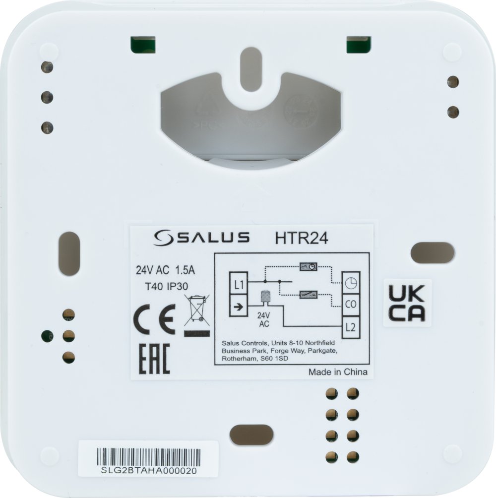HTR24V Przewodowy, natynkowy regulator dobowy, 24 V AC, biały - galeria AFRISO 3